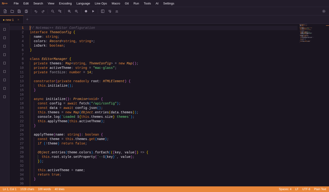Mac Glass Theme — Default